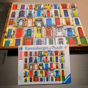 Ravensburger "Doors of the World" 1000 Piece Puzzle #195244 Complete In Box